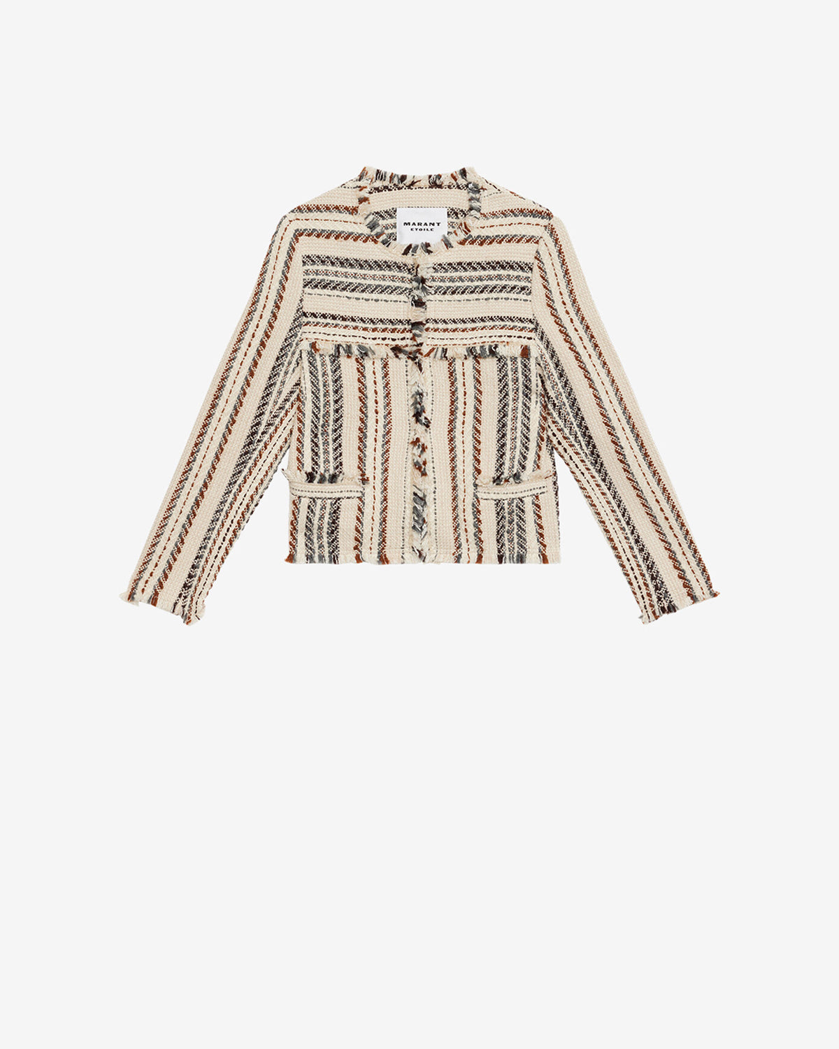 Izaria jacket Woman Ecru 1