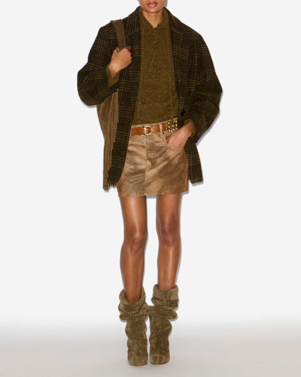 Gesina jacket Woman Khaki 4
