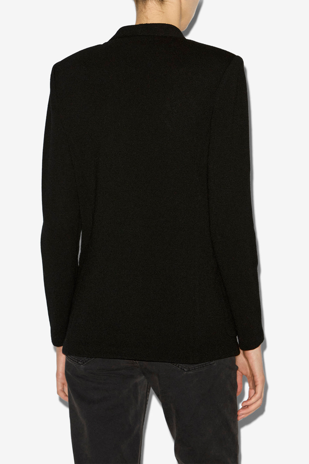 Olivia knit suit jacket - Black - Woman - 5