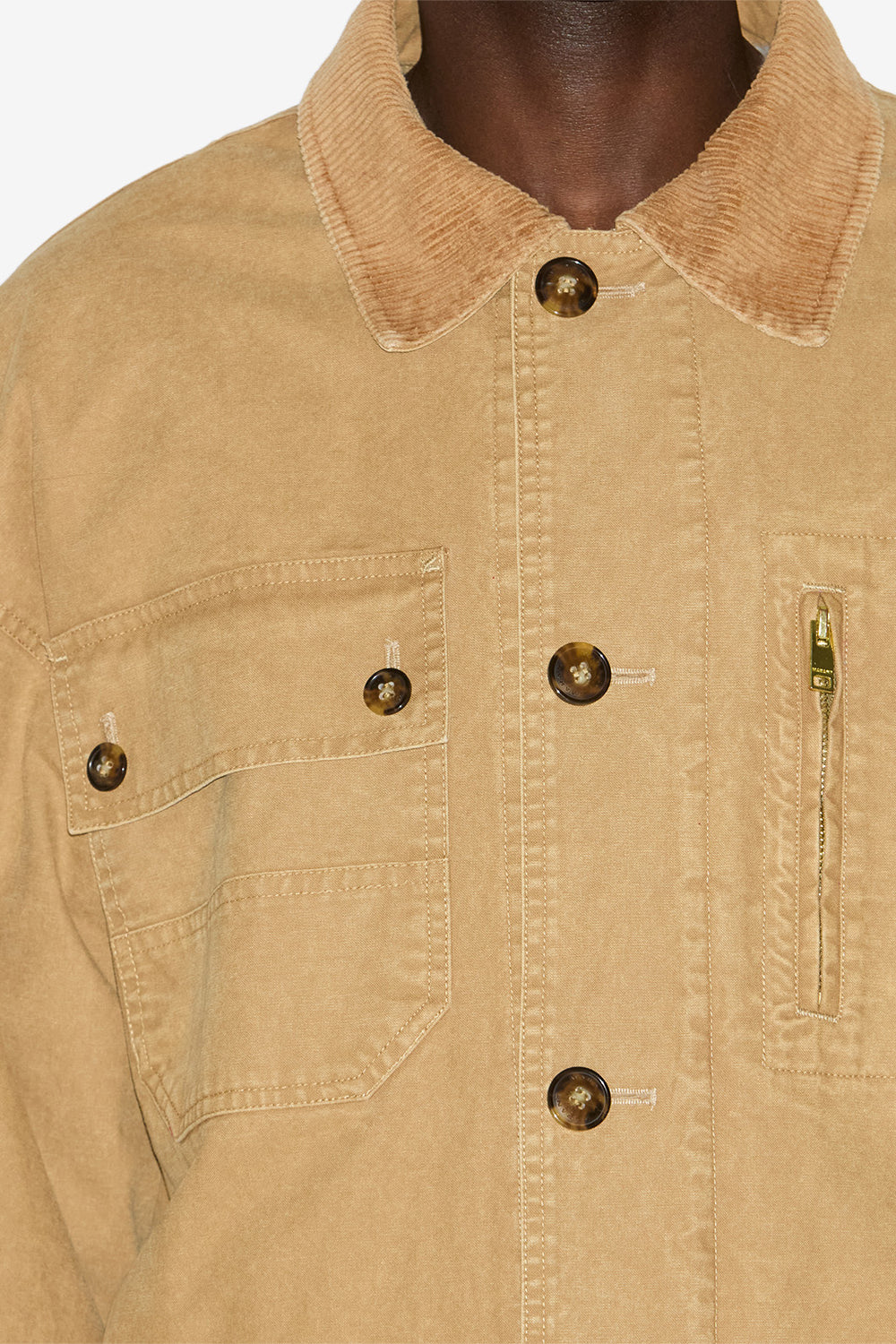 Travis cotton workwear jacket - Bronze - Man - 3