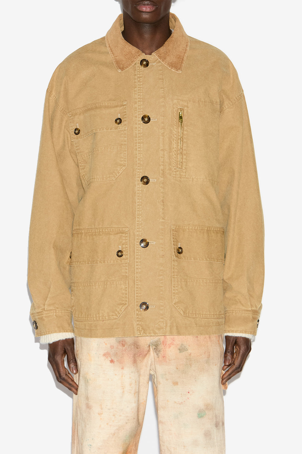 Travis cotton workwear jacket - Bronze - Man - 4