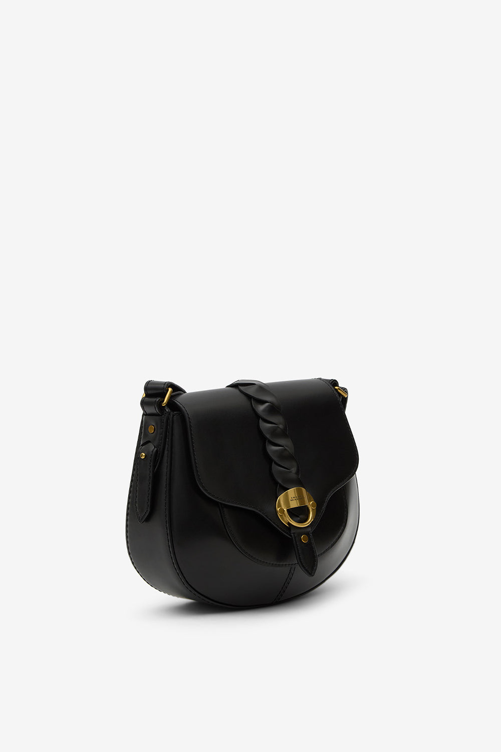 Altay small leather shoulder bag - Black - Woman - 5