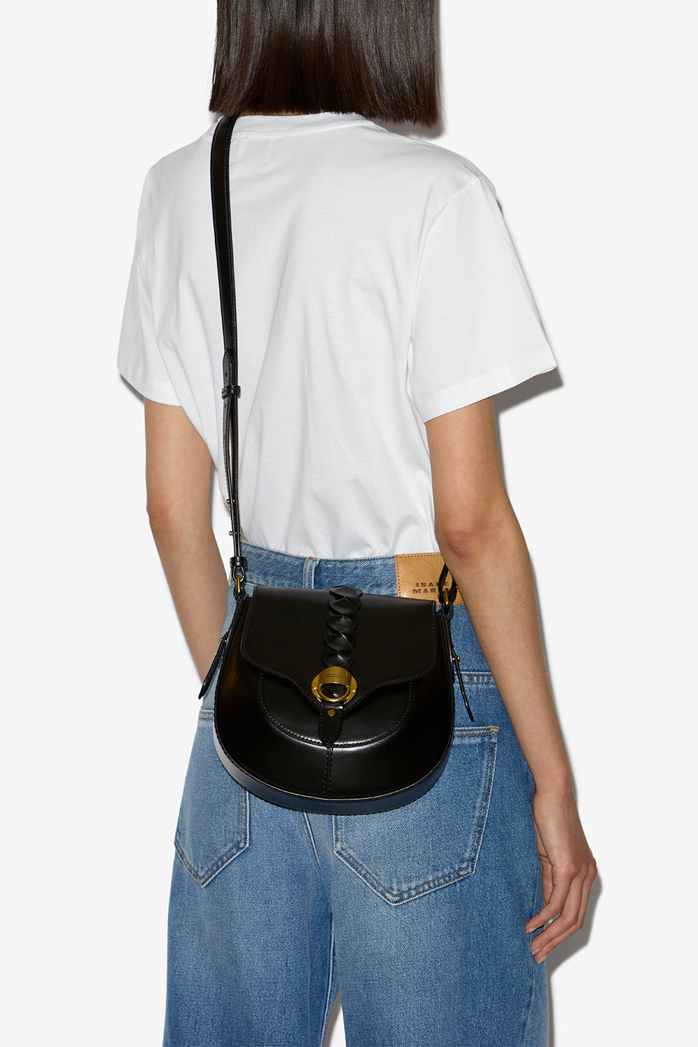 Altay small leather shoulder bag - Black - Woman - 2