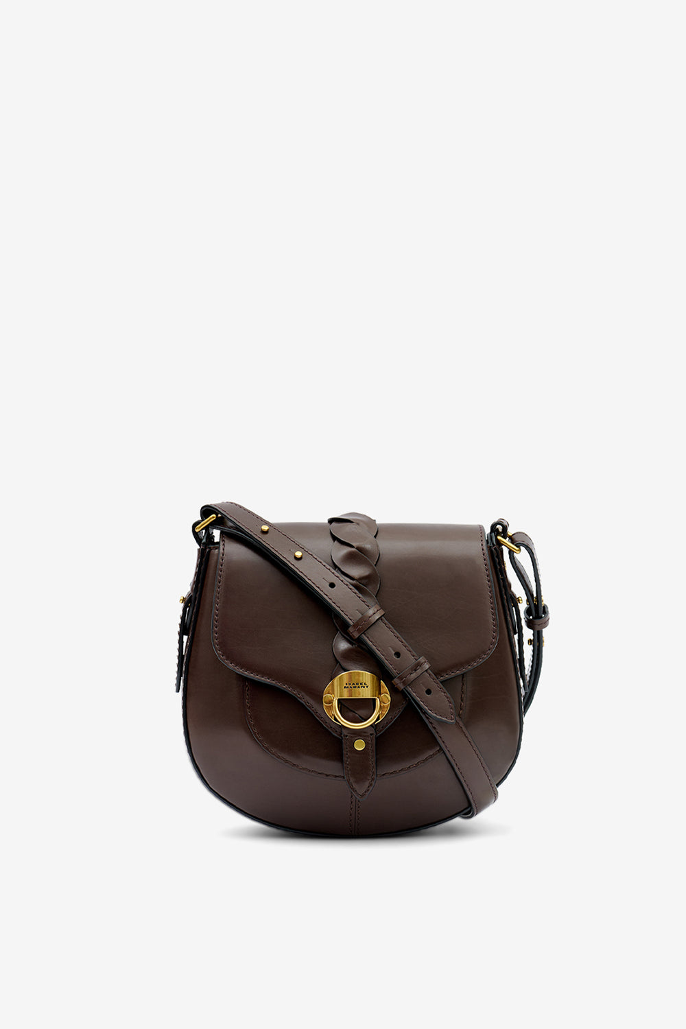 Altay small leather shoulder bag - Chocolate - Woman - 1