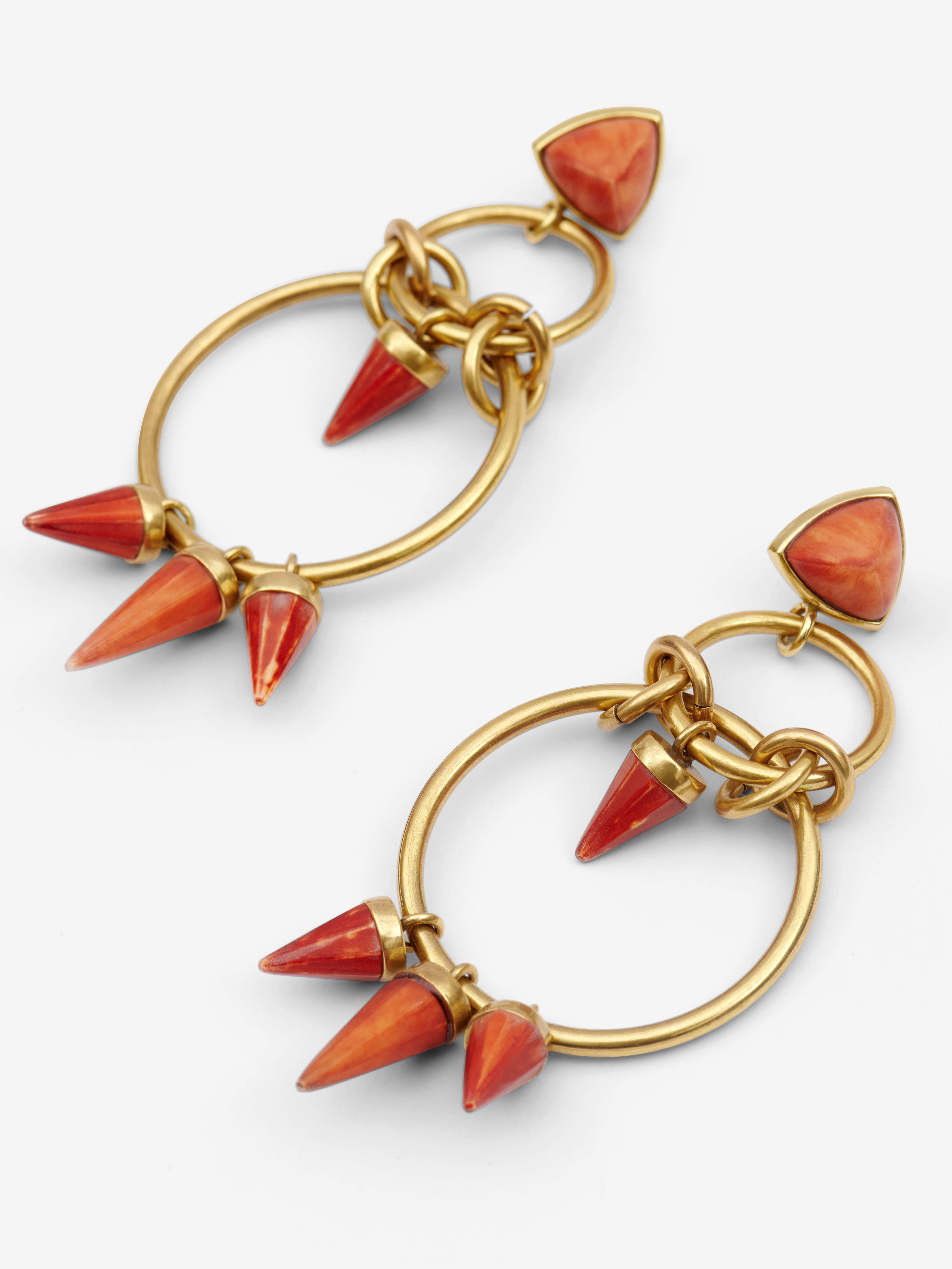 Be with you earrings Woman Henna-light brass 2