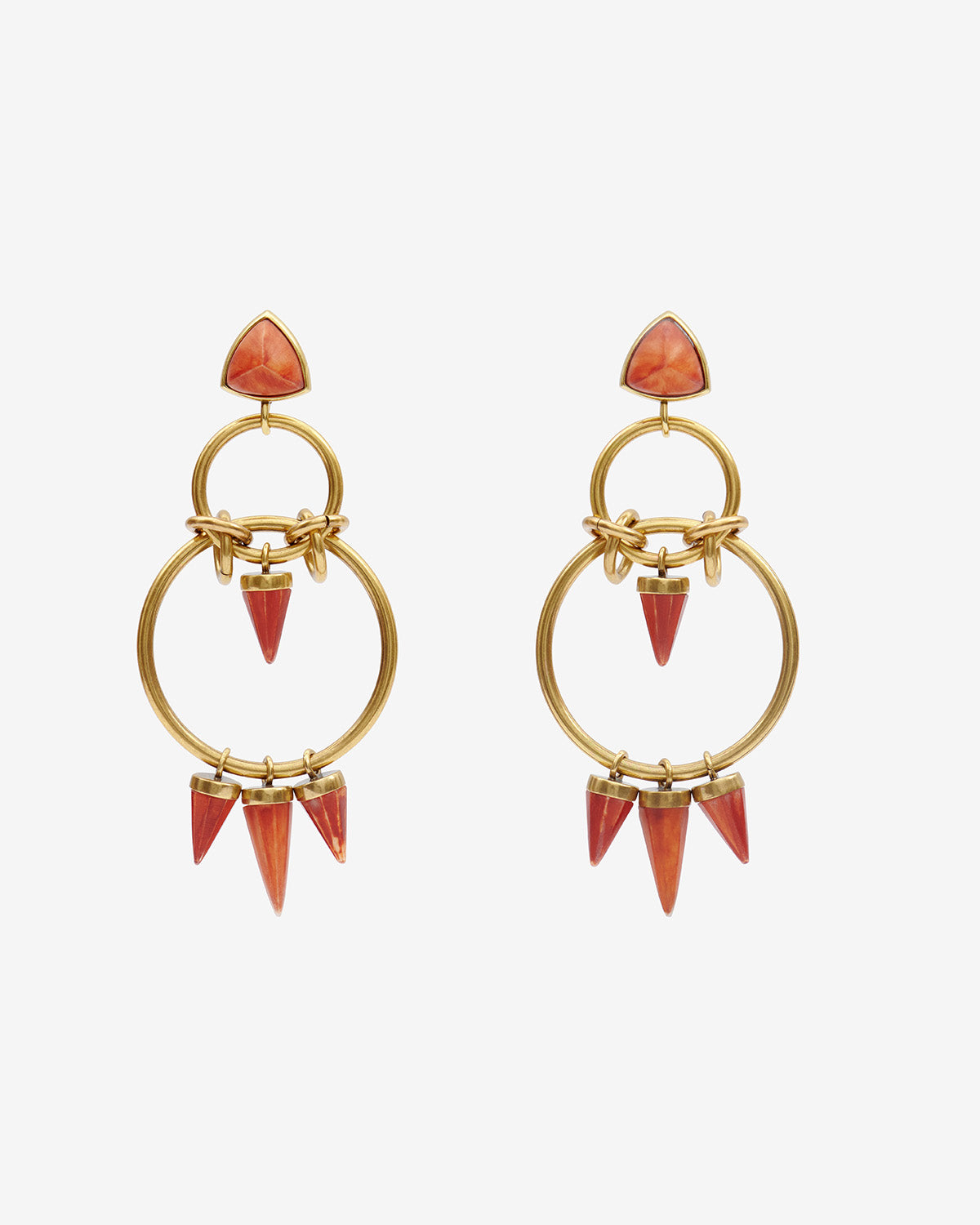 Be with you earrings Woman Henna-light brass 3