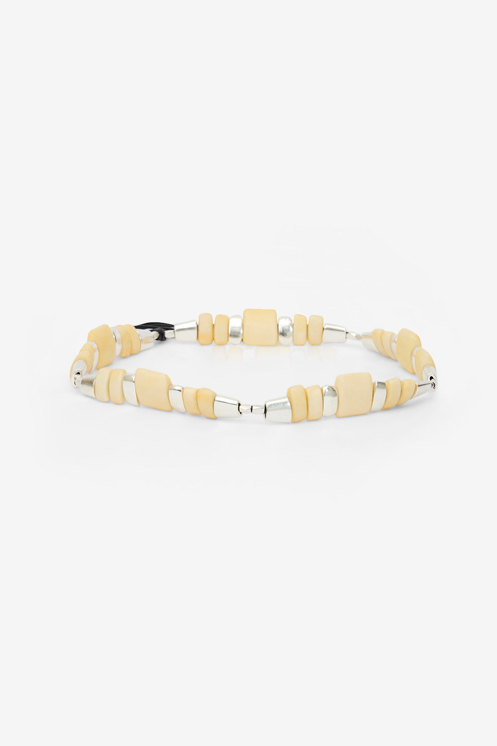 Rosly beaded jewel belt - Ecru-silver - Woman - 2