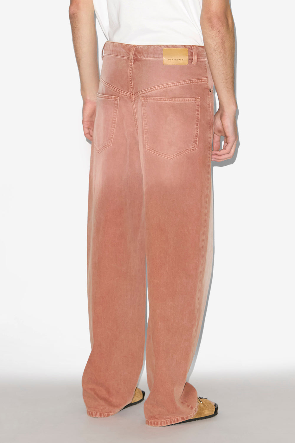 Weite jeans jameson aus denim - Burnt henna - Man - 4