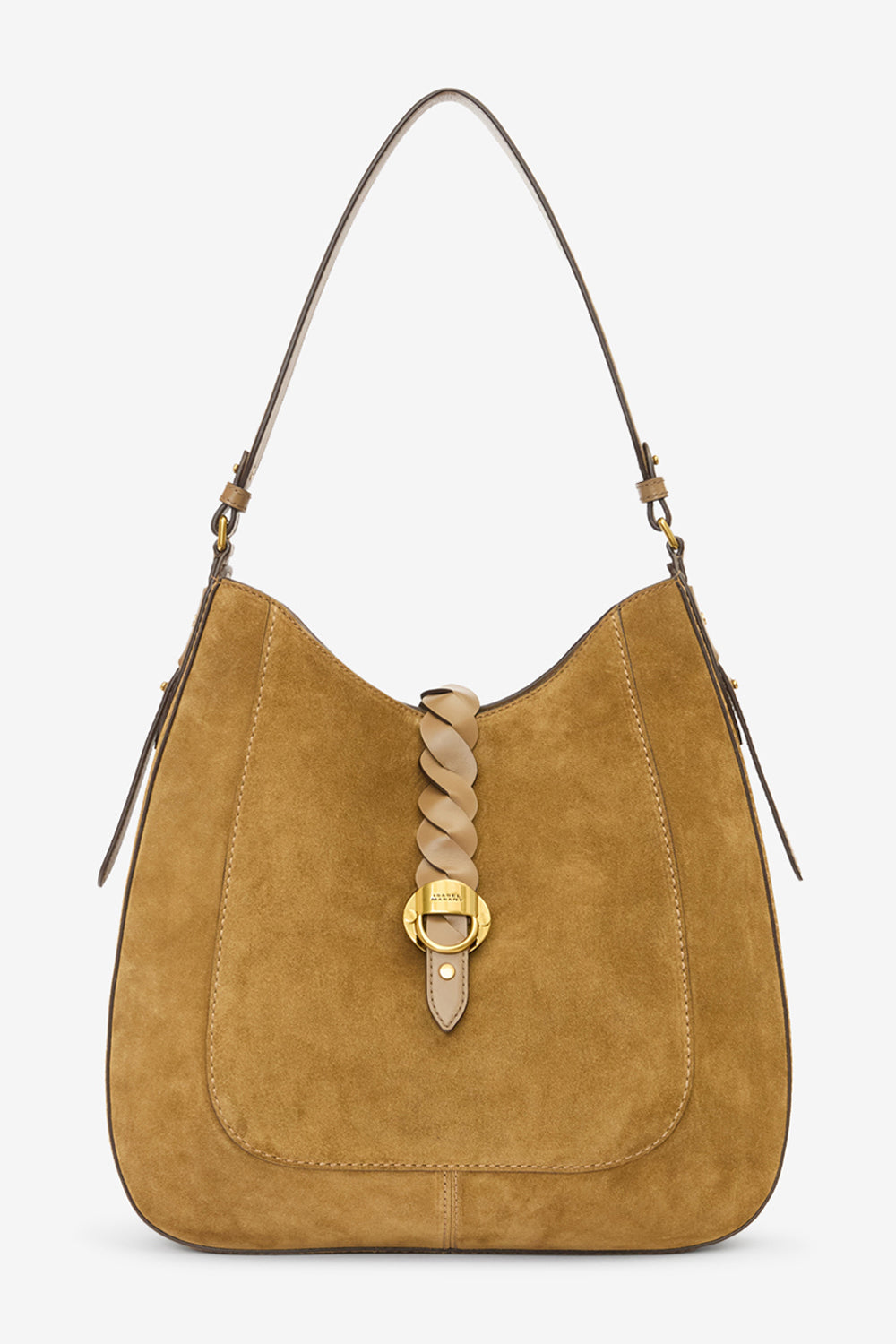 Altay hobo suede calfskin leather handbag - Taupe - Woman - 1