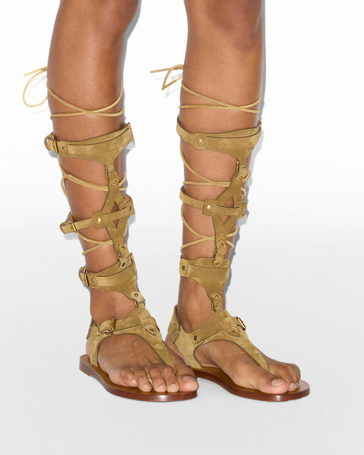 Sandales nensi Woman Taupe 4