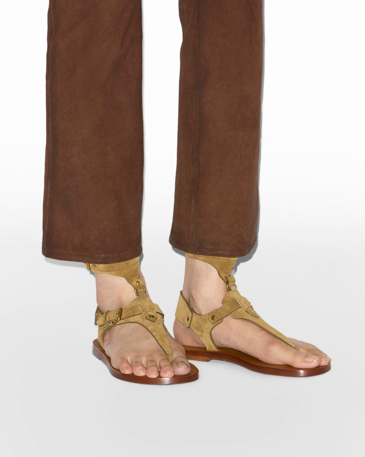 Eveen sandals Woman Taupe 7