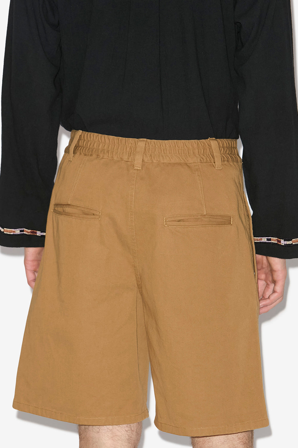 Kostino コットンツイル製 バミューダパンツ - Toffee - Man - 4