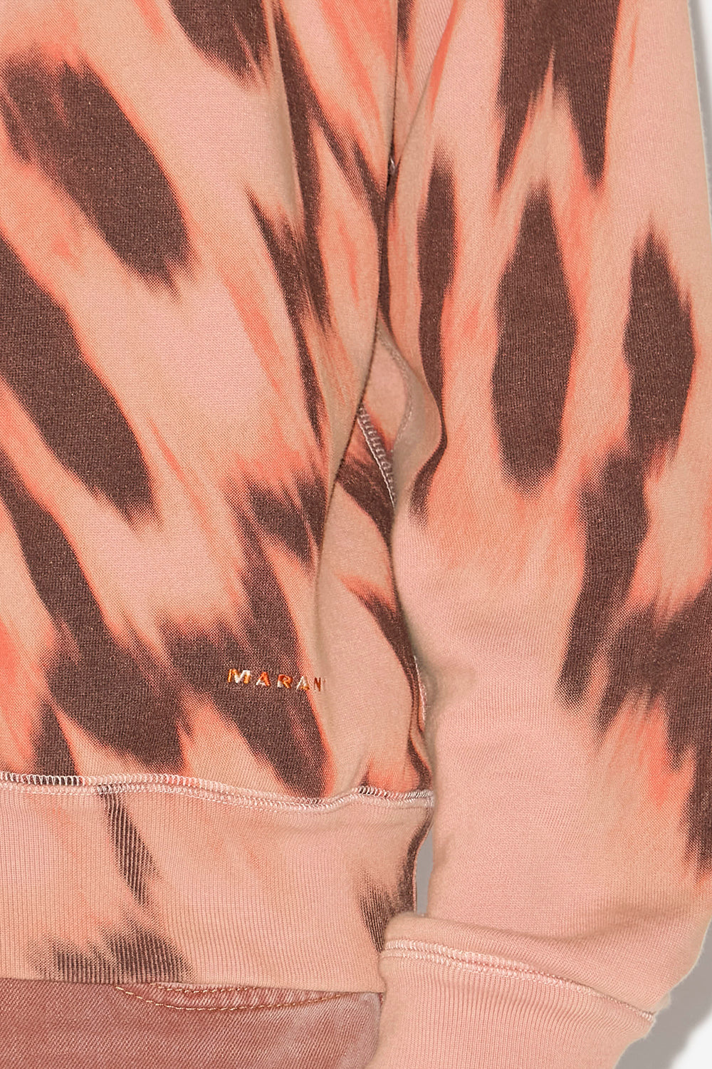 Bedrucktes sweatshirt mikoy aus baumwolle mit logo - Orange - Man - 3