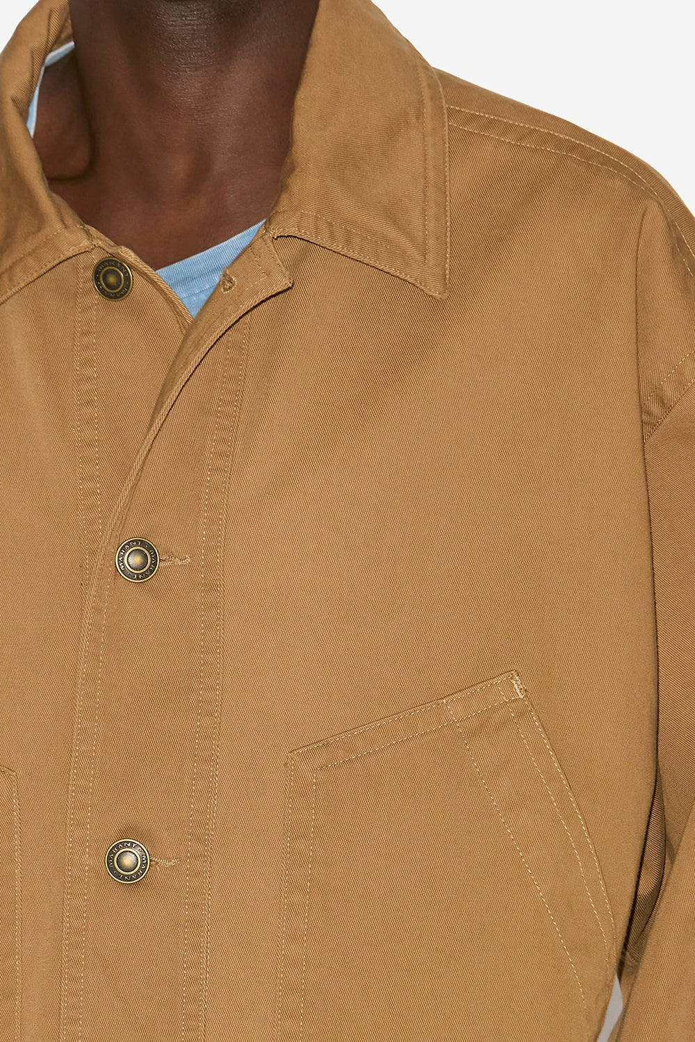 Forest short cotton jacket - Toffee - Man - 3