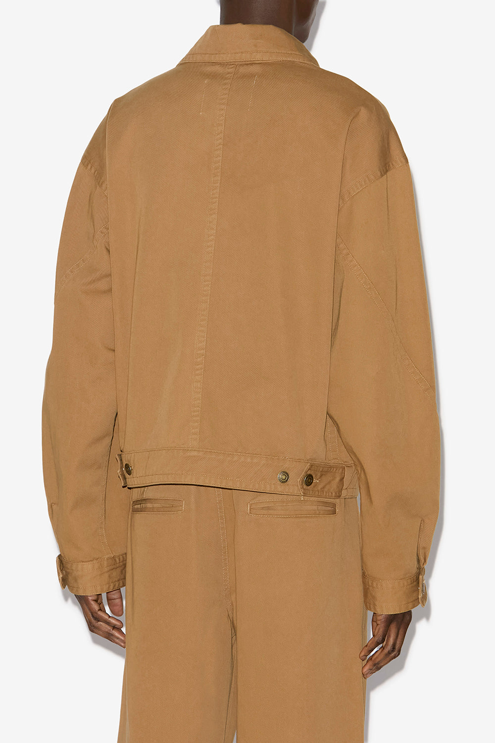 Forest short cotton jacket - Toffee - Man - 5