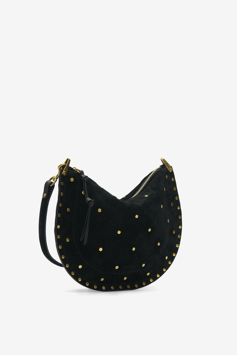 Borsa oskan soft zip in pelle scamosciata - Nero - Woman - 5