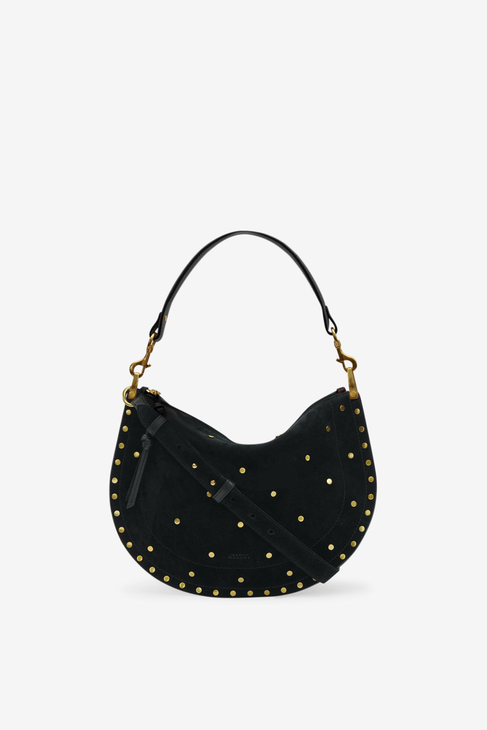 Borsa oskan soft zip in pelle scamosciata - Nero - Woman - 1