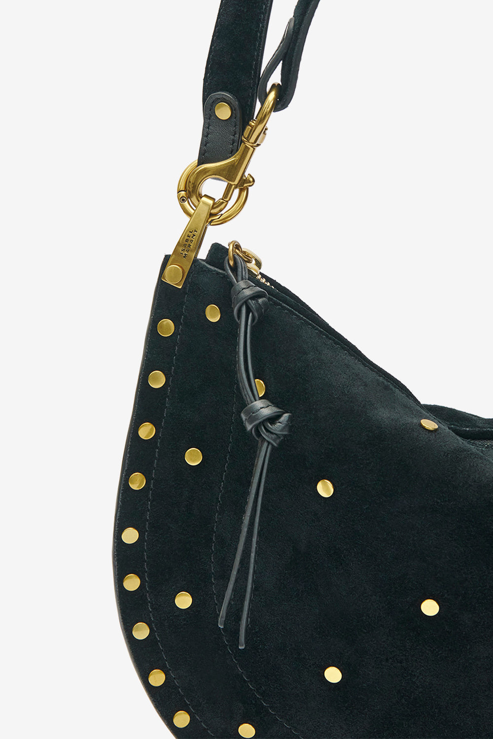 Borsa oskan soft zip in pelle scamosciata - Nero - Woman - 3