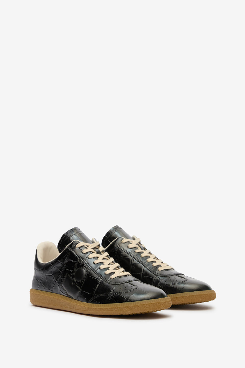 Brycy low-top leather sneakers - Black - Man - 3