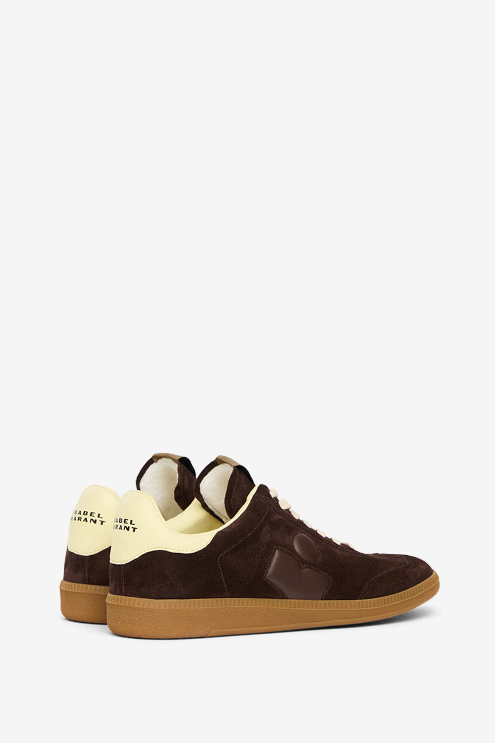 Brycy low-top sneakers - Chocolate - light yellow - Man - 2