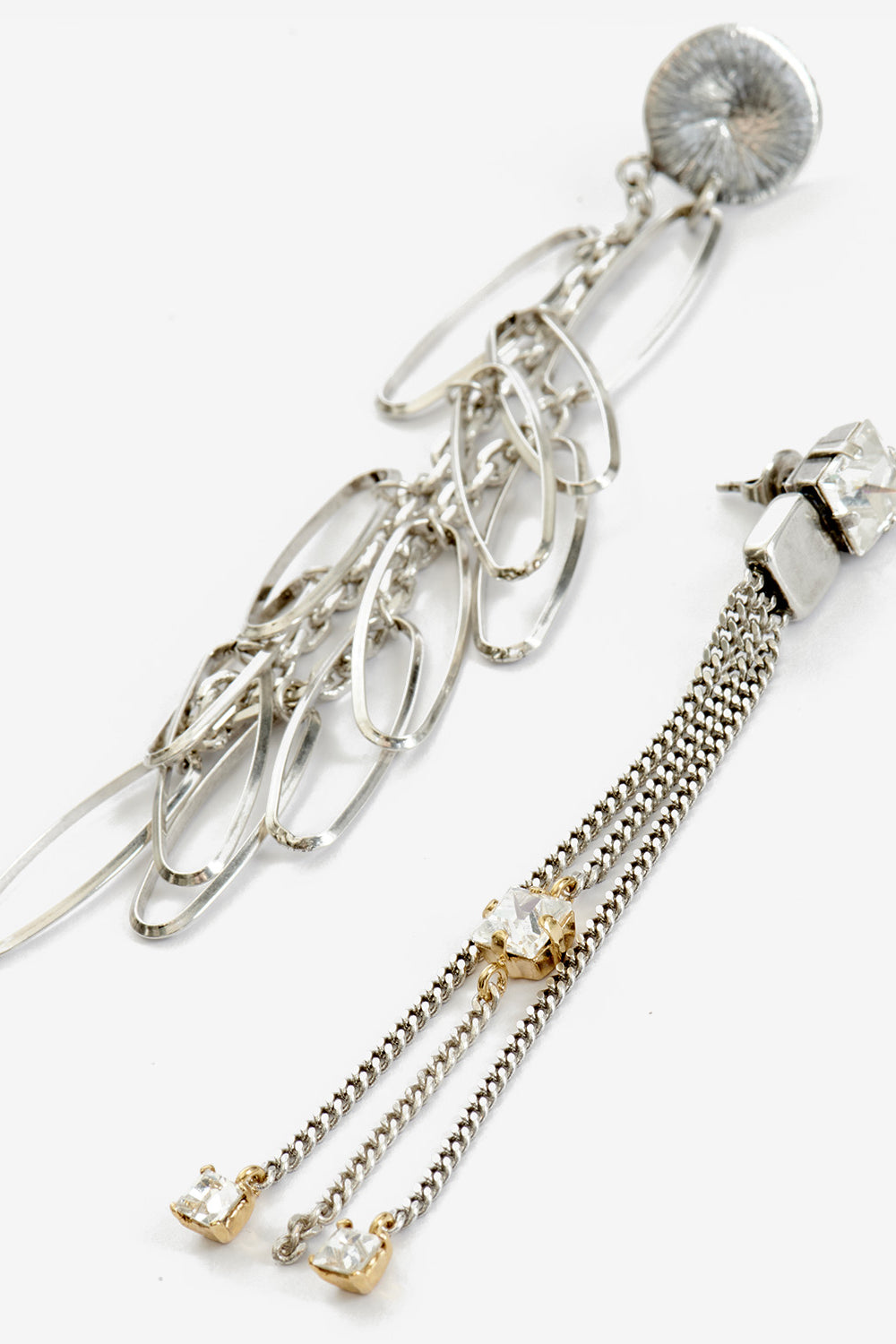 Jodie pendant earrings - Silver - Woman - 3