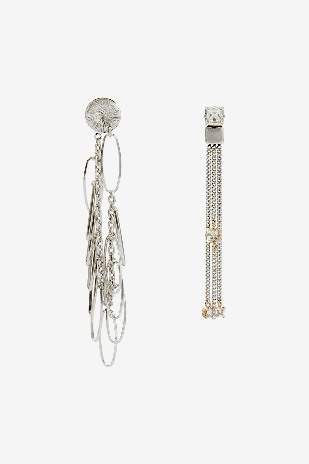 Jodie pendant earrings - Silver - Woman - 1