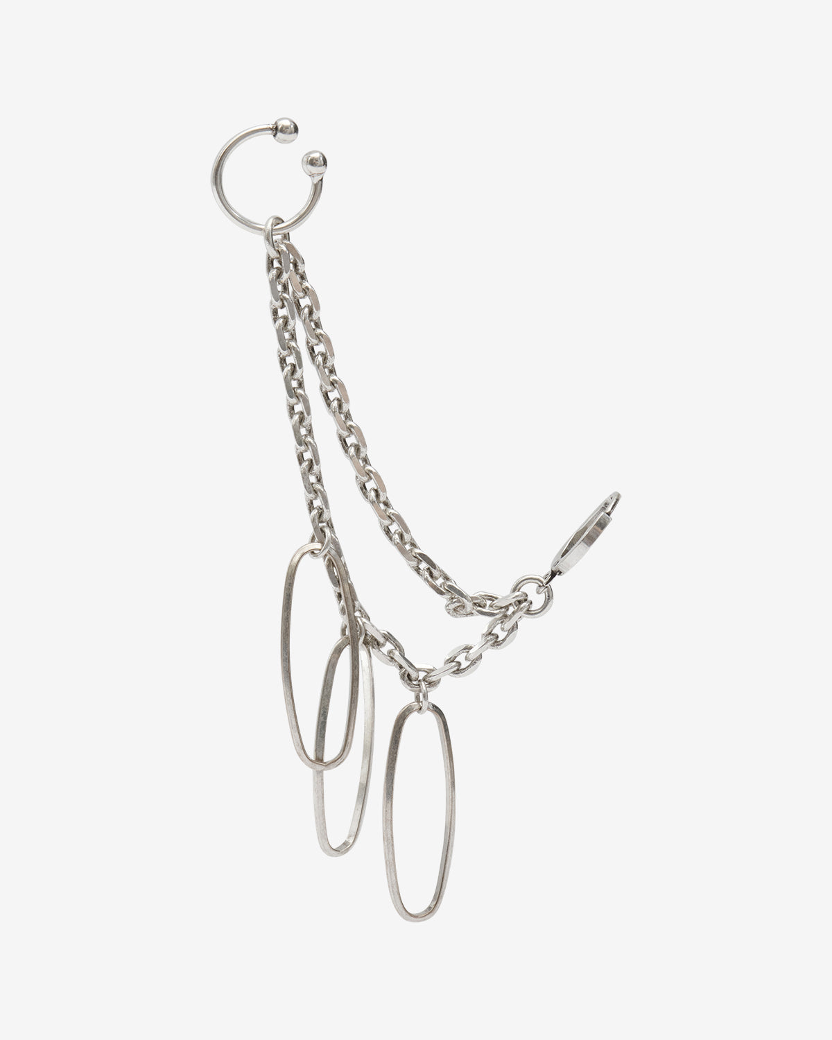 Grace man earrings Man Silver 3