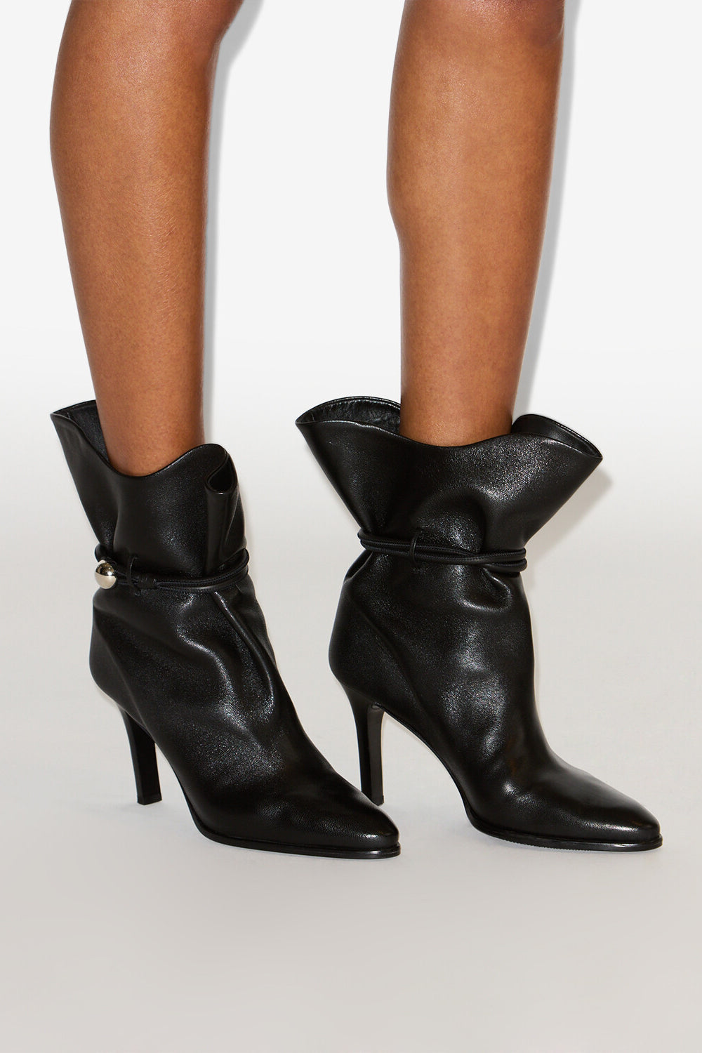 Stivaletti in pelle lolya - Nero - Woman - 5