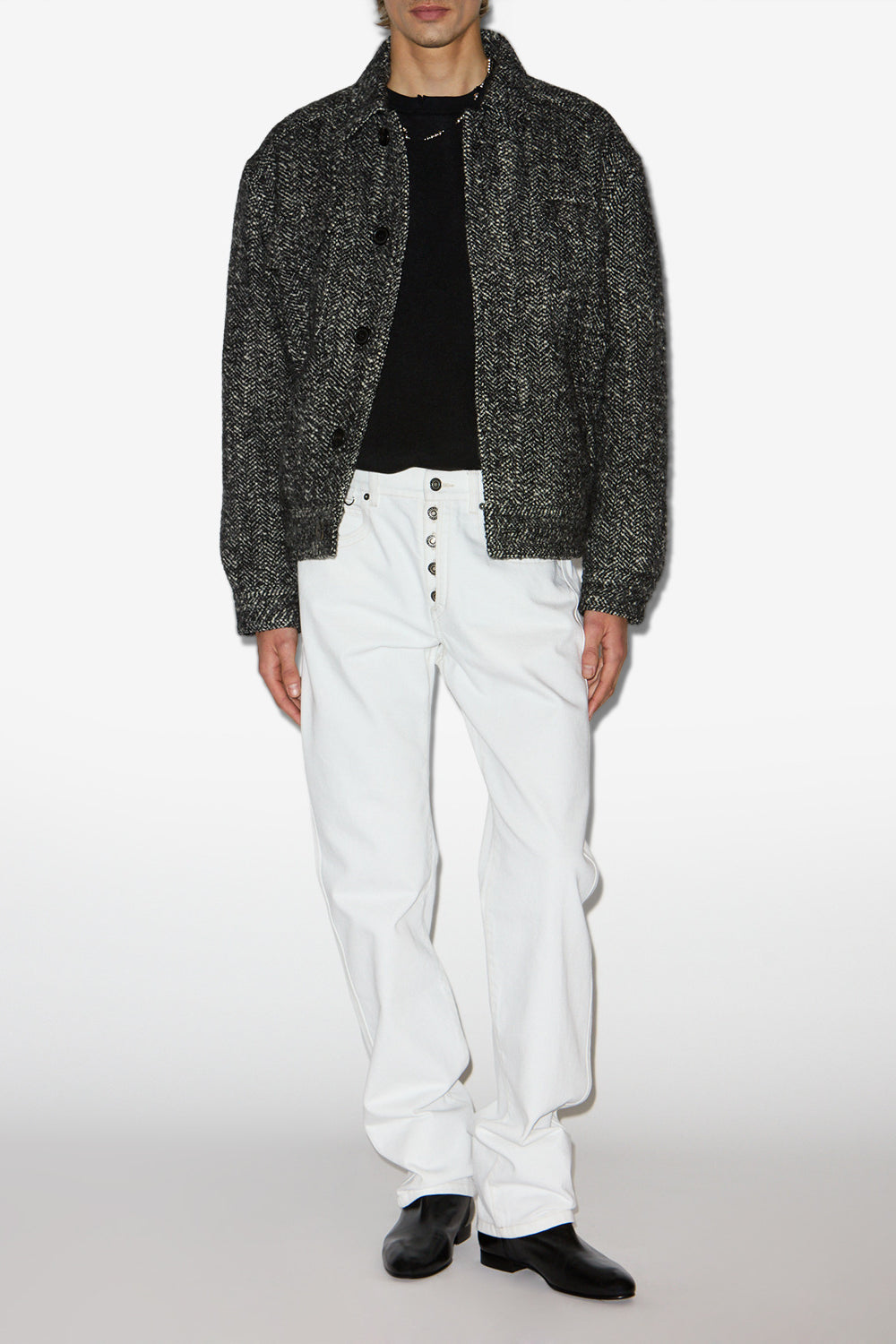 Flache boots juoza aus lackleder - Schwarz - Man - 6