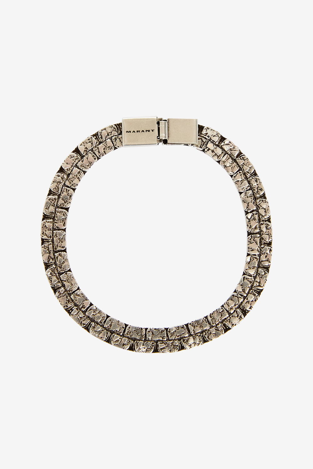 Elsy marbled brass bracelet - Silver - Man - 1