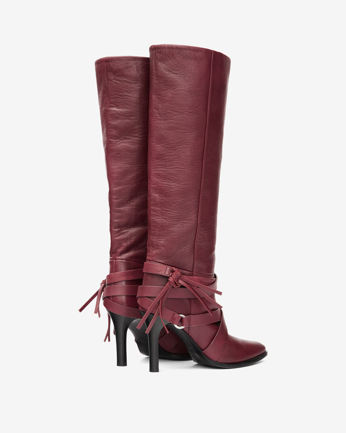 Botas analui Woman Burdeos 3