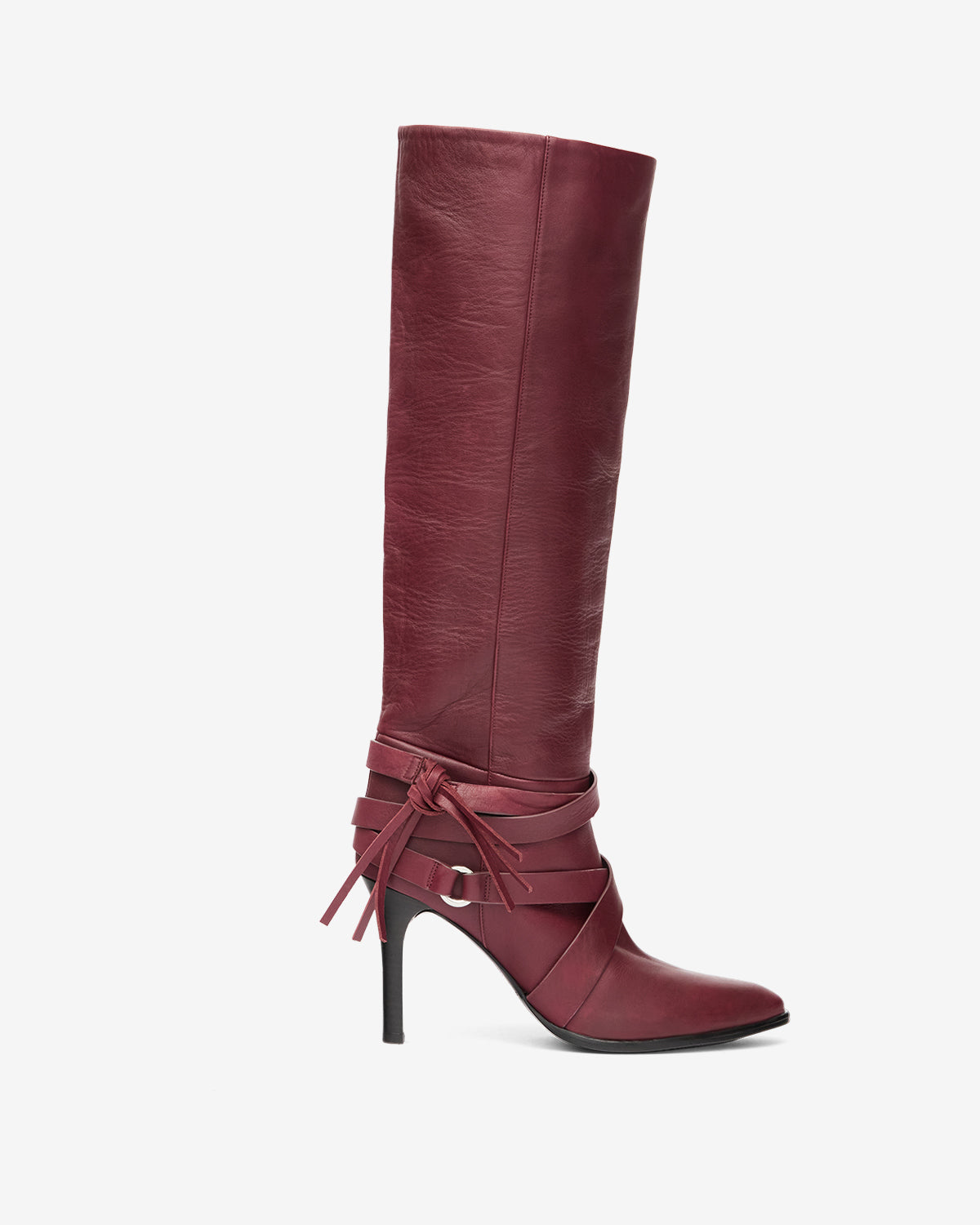 Botas analui Woman Burdeos 1
