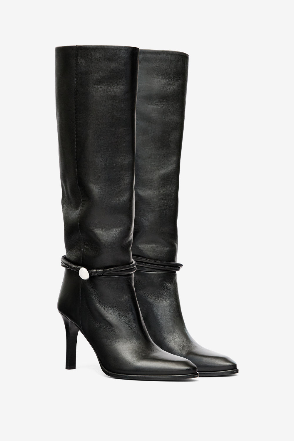 Ieva leather boots - Black - Woman - 3