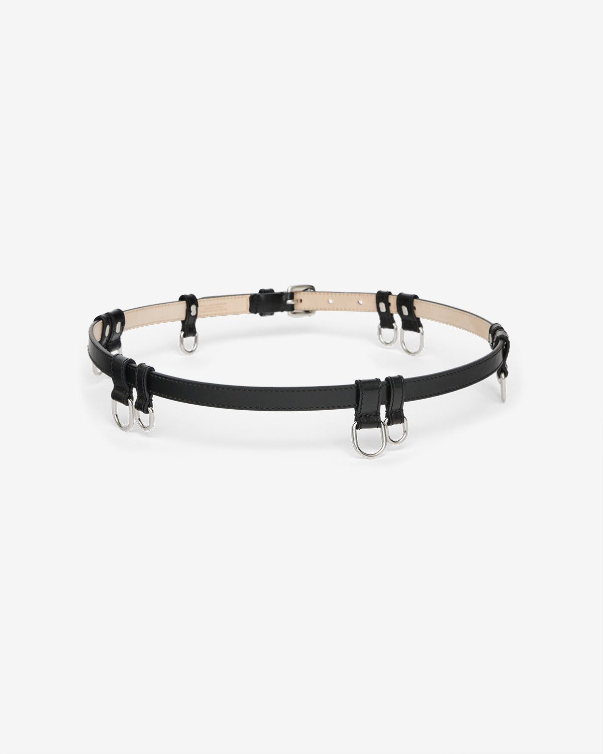 Chelsea belt Woman Black and silver 2