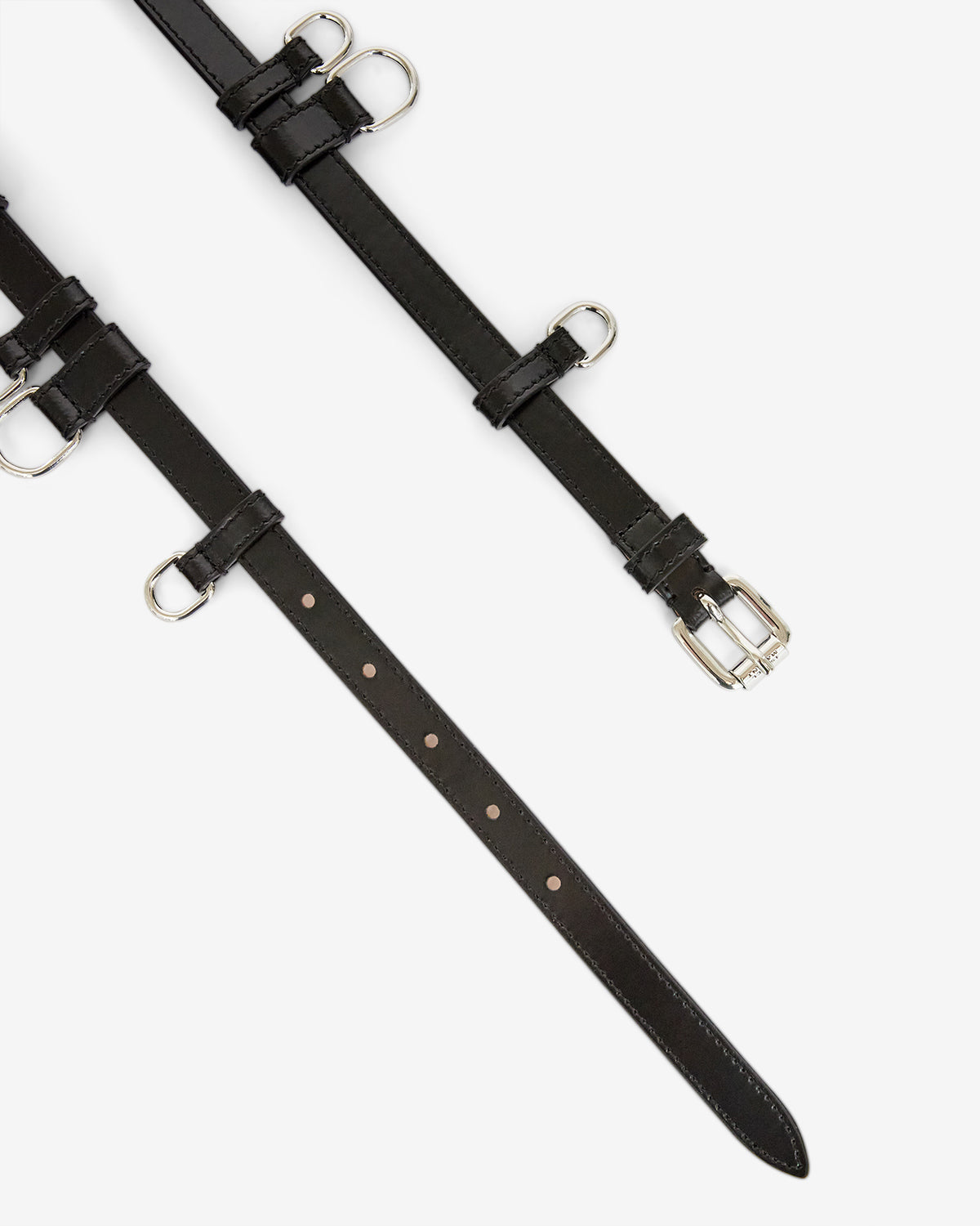 Chelsea belt Woman Black and silver 3