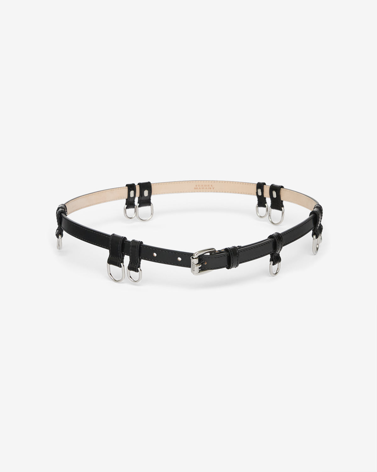 Chelsea belt Woman Black and silver 4