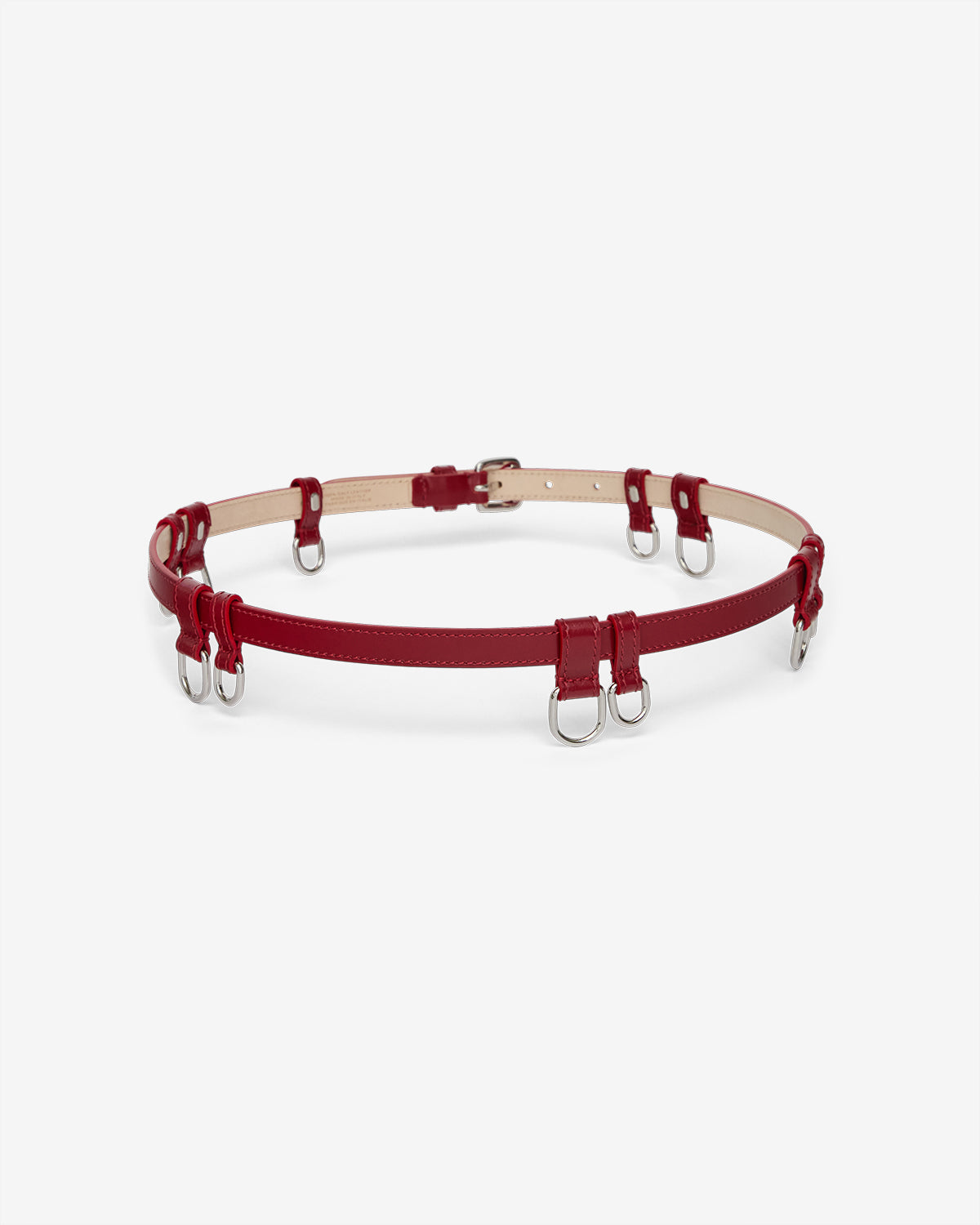 Gürtel chelsea Woman Deep red - silver 1