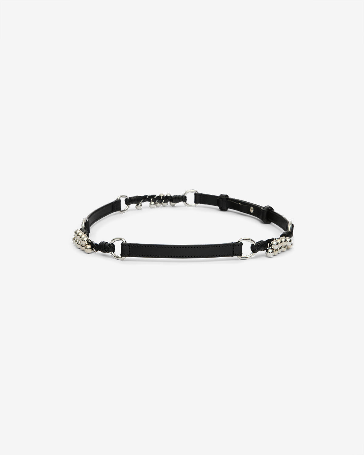Grimsby belt Woman Black and silver 2