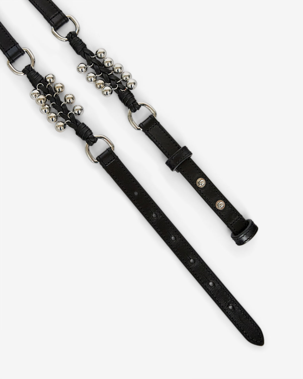 Grimsby belt Woman Black and silver 3