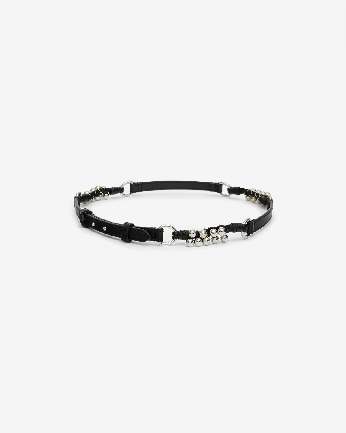 Grimsby belt Woman Black and silver 1