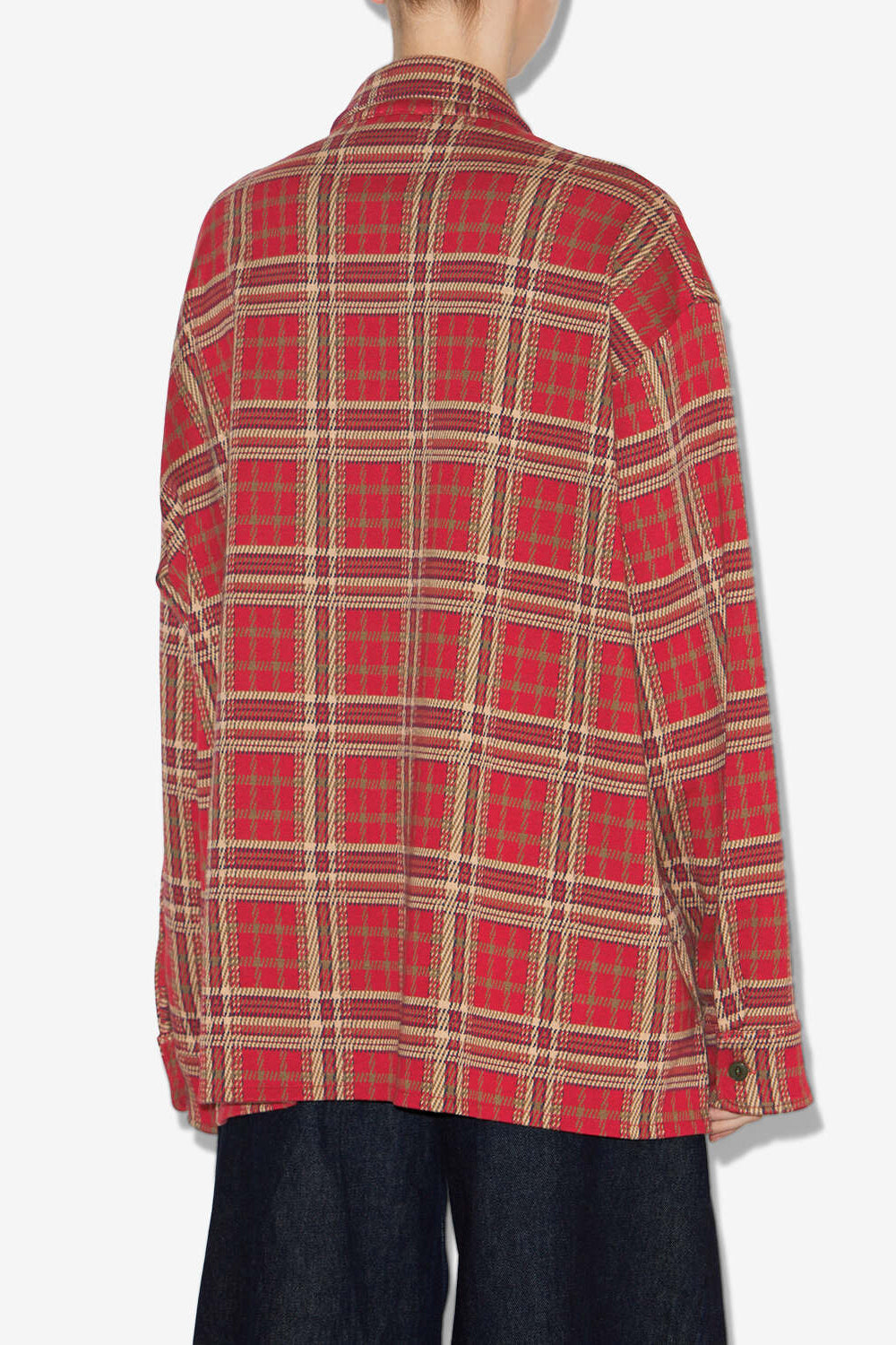 Bruna plaid blouse - Red - Woman - 5