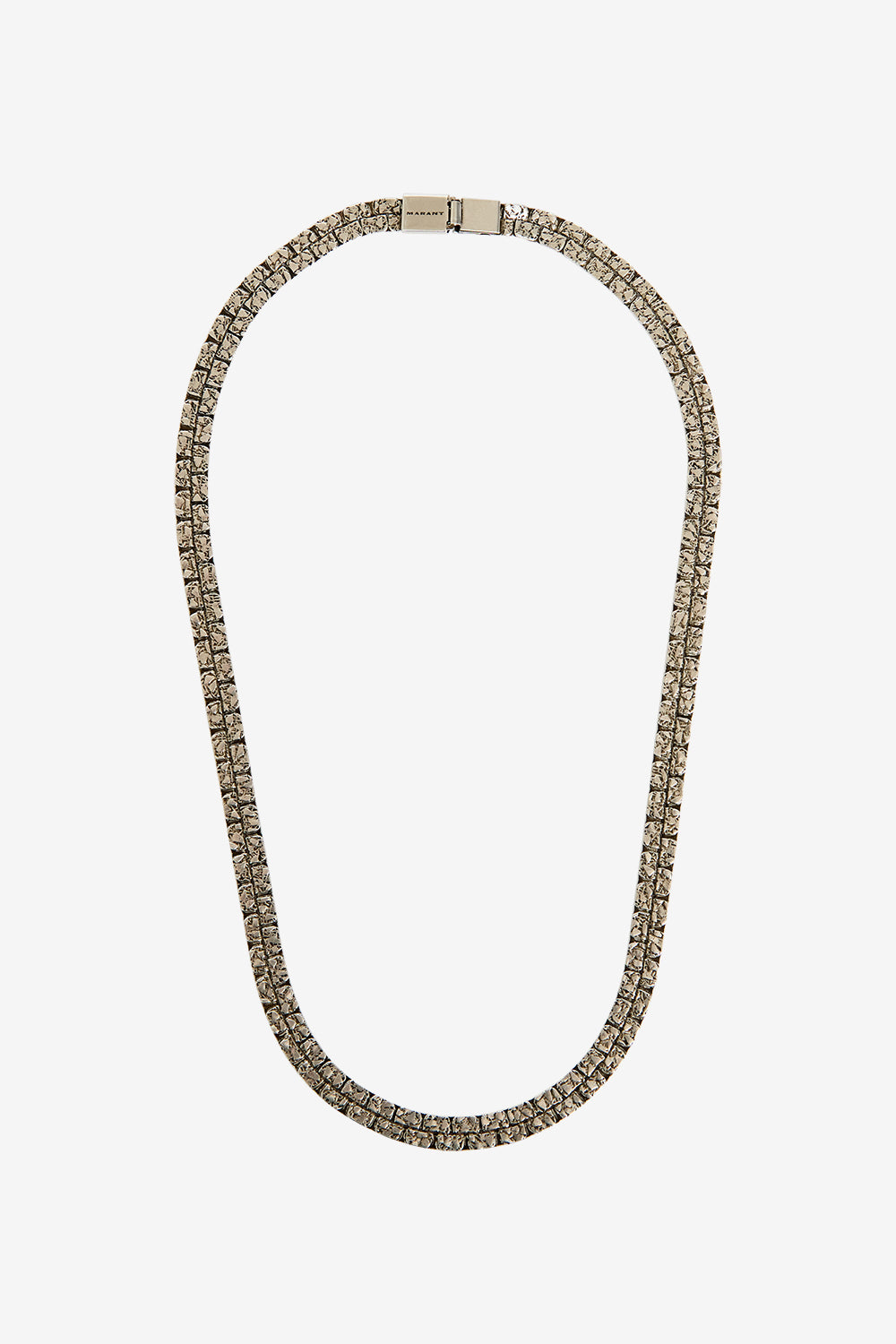 Elsy marbled necklace - Silver - Man - 1