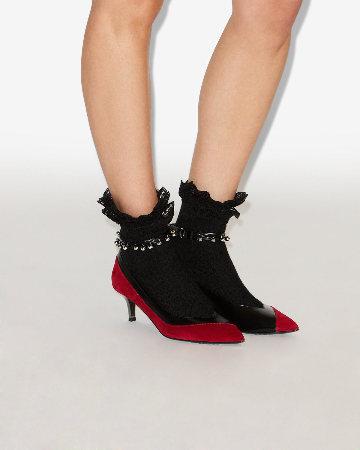Palby パンプス Woman Red-black 3