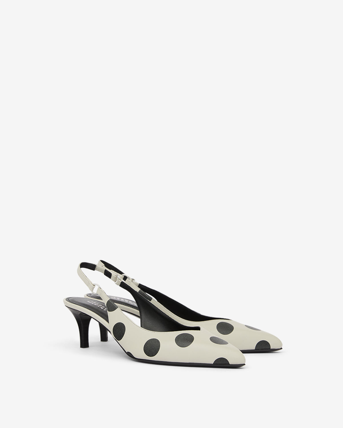 Zapatos de tacón palda Woman Beige and black 2
