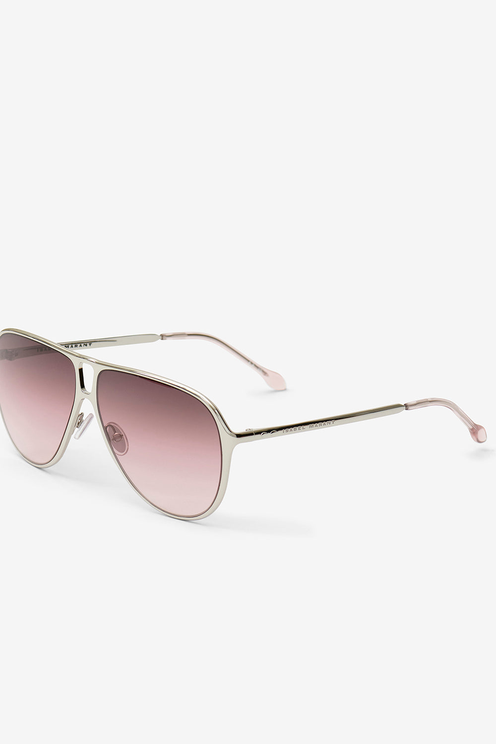 Haylo アビエイターサングラス - Palladium pink - burgundy s - Woman - 3