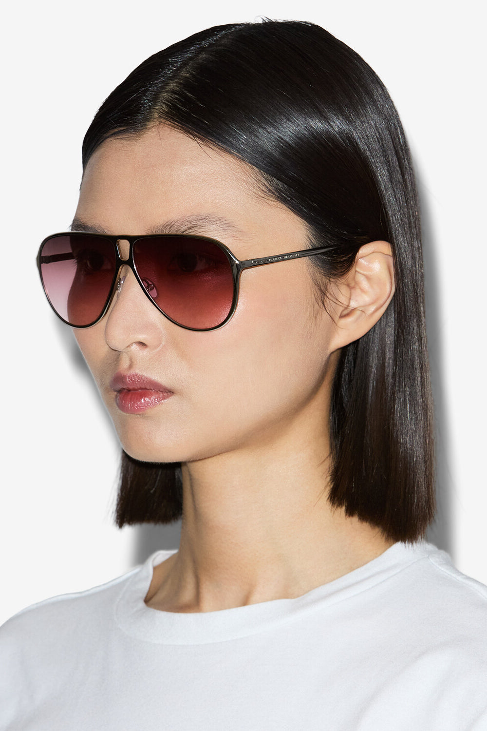 Haylo アビエイターサングラス - Palladium pink - burgundy s - Woman - 2