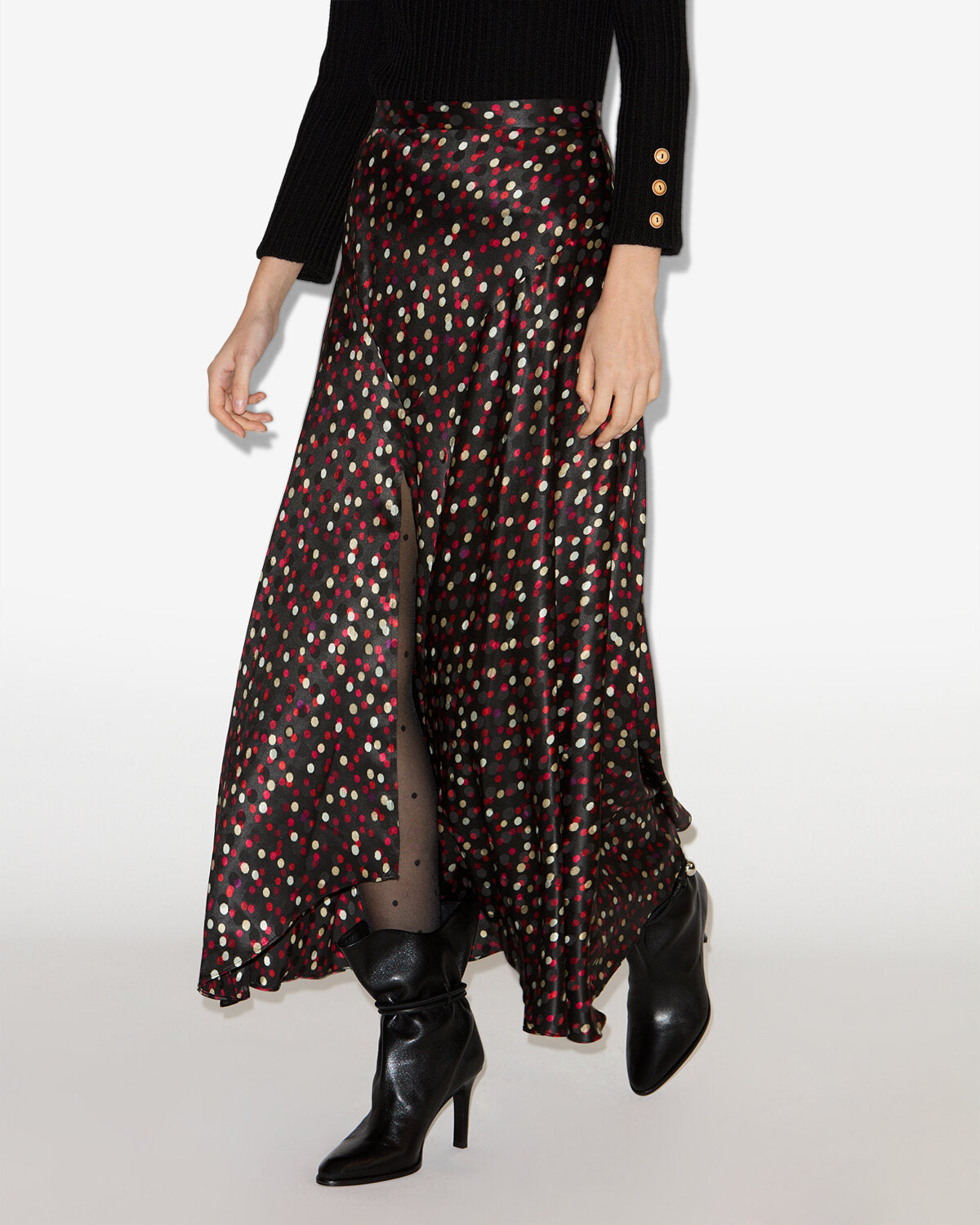 Sakura スカート Woman Black-red 5