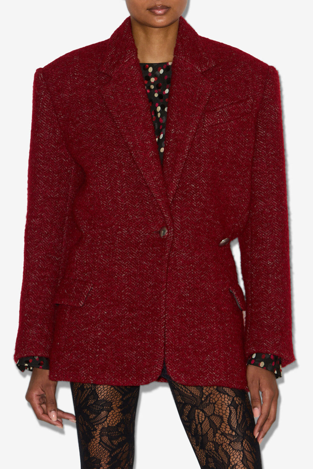 Gallie coat - Deep red - Woman - 4