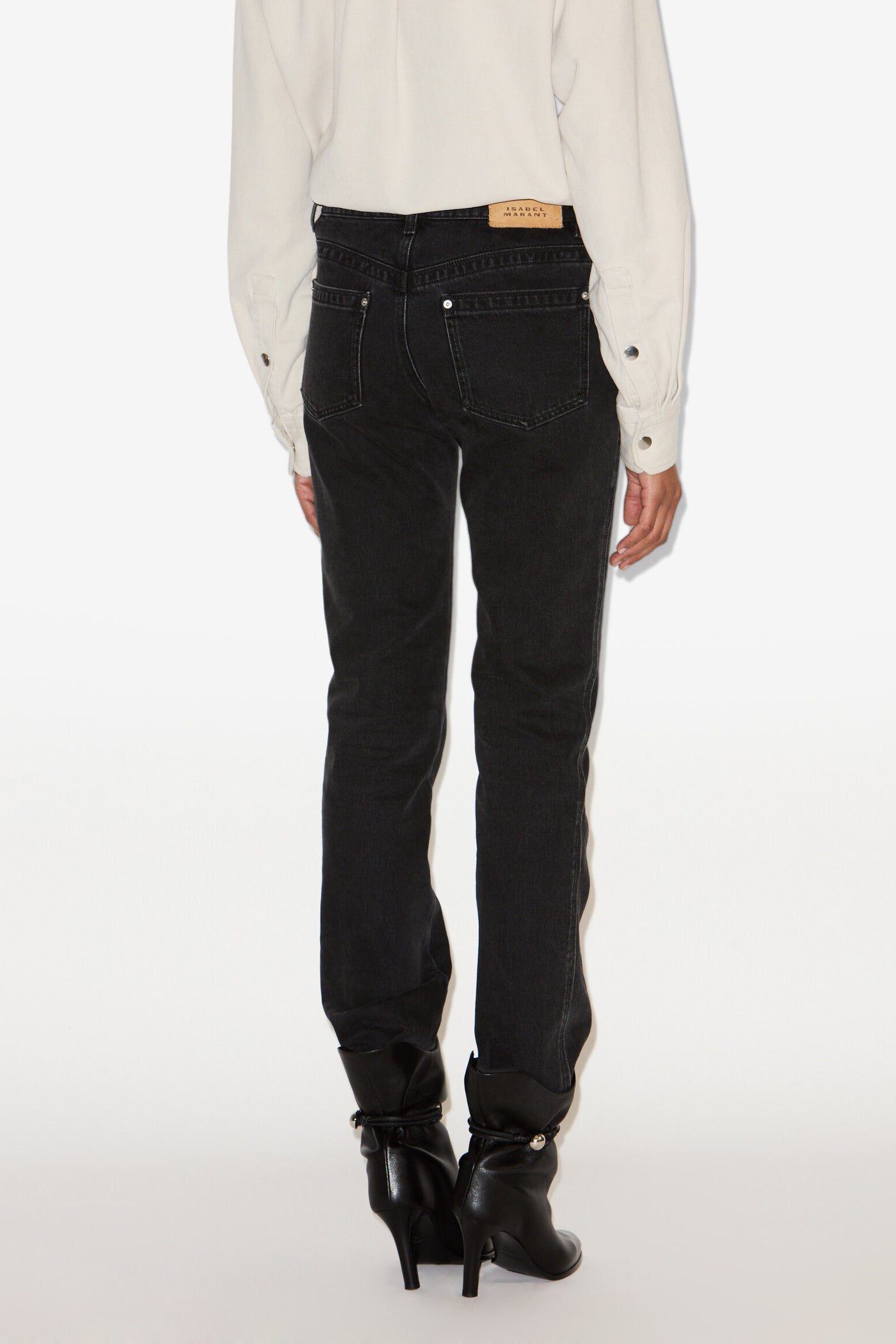 Silviana straight-leg denim jeans - Black - Woman - 5