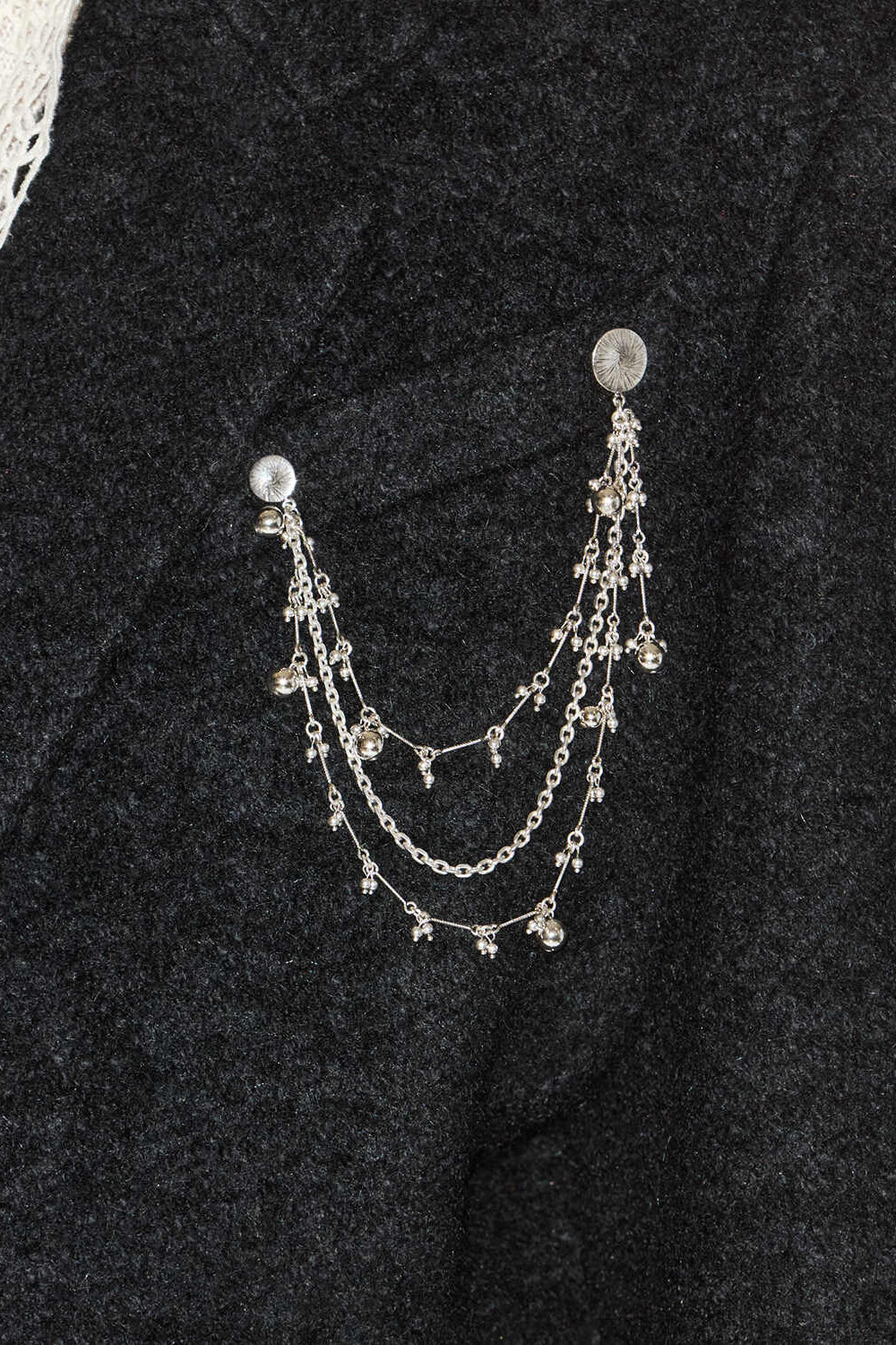 Freya double pin - Silver - Woman - 2